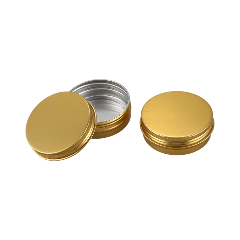 Лидер продаж 10 шт. консервные банки с резьбой контейнер Алюминий круглые
