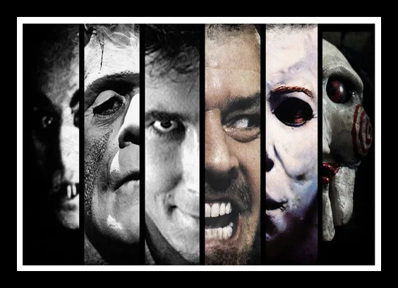 Великолепный JL Джейсон вурхез Фредди Крюгер классический ужас искусство