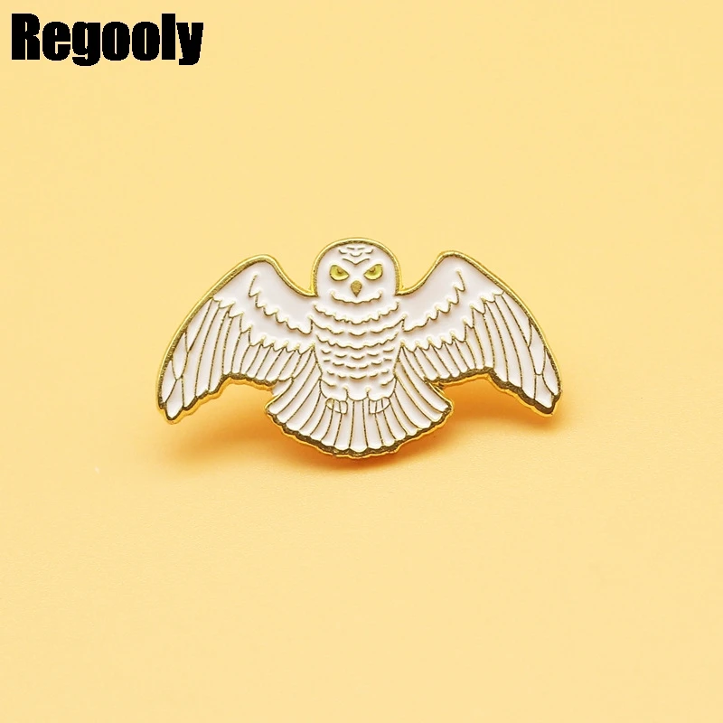 Винтажные булавки для одежды Hedwig с изображением орла совы детей мужчин женщин