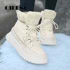 Зимние модные зимние ботинки, женские теплые меховые кроссовки, удобная прогулочная обувь, уличные ботильоны, ботинки на платформе для девочек