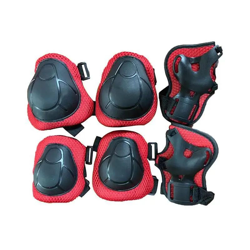 

7pcs Knee Brace Skating Protective Gear Set Knee Wrist Guard Elbow Pad Bicycle Skateboard Ice Skating Roller Knee Protector Kid