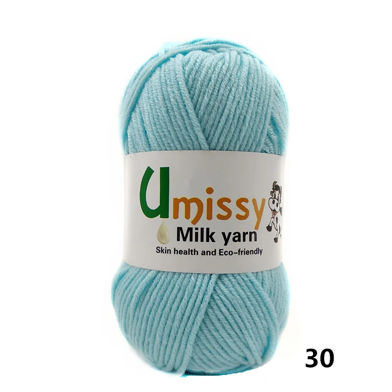 30 10pcs 10 шт. пряжа для вязания распродажа Молоко Хлопок Вязание Пряжа Мягкие Теплые Детские Пряжа для Ручного Вязания 500 г/компл - Цвет: 30 10pcs