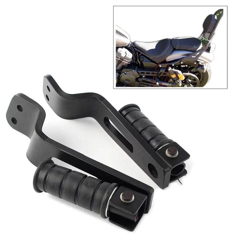 

Black Rear Passenger Foot Peg Footrest Bracket Set for Yamaha Bolt XVS 950 R Spec 2014-2019