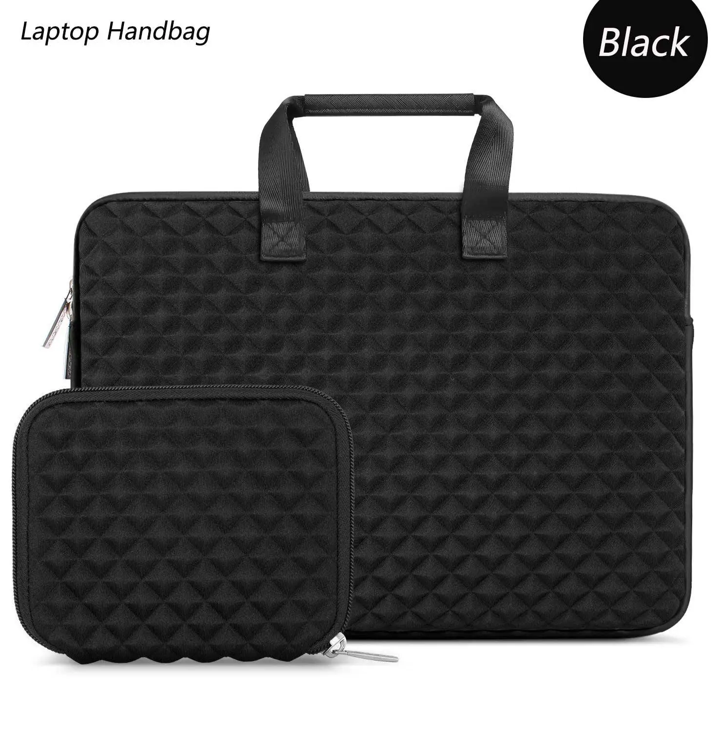 Black Color 02 Сумка для ноутбука MOSISO 11, 12, 13,3, 14, 15, 15,6 дюймов, сумка для ноутбука, чехол для Macbook Air 13, Pro 13, 15, чехол для ноутбука с сенсорной панелью, сумка - Цвет: Black Color 02
