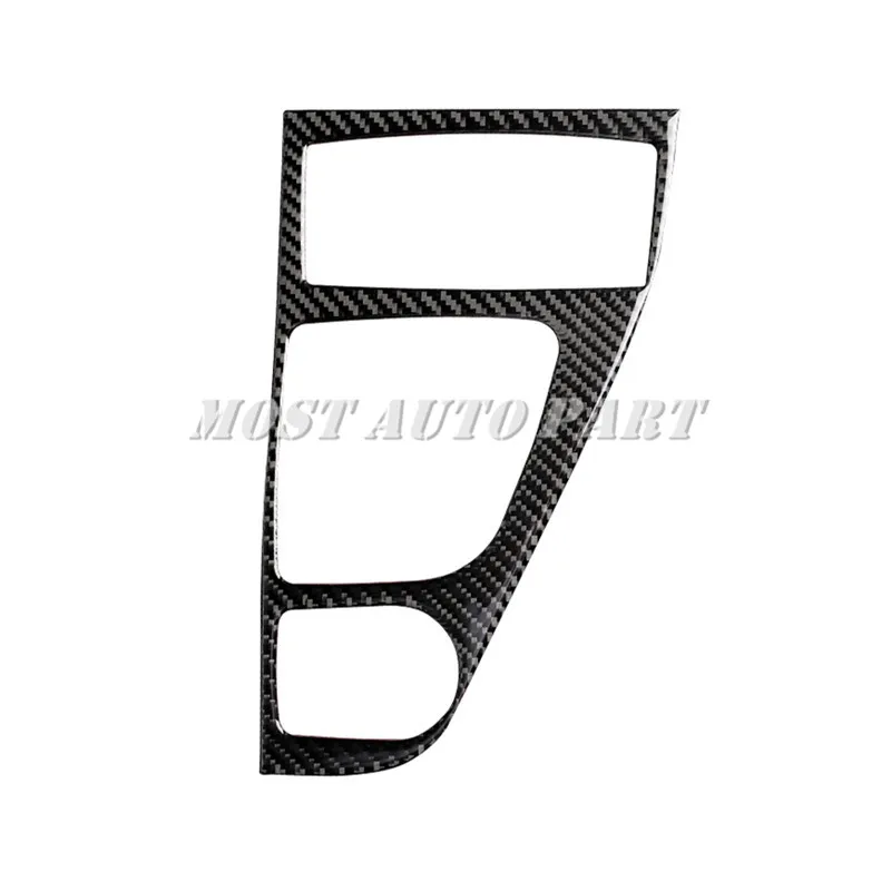 Углеродного волокна консоль Шестерни коробка рамка Крышка Накладка для Infiniti Q60