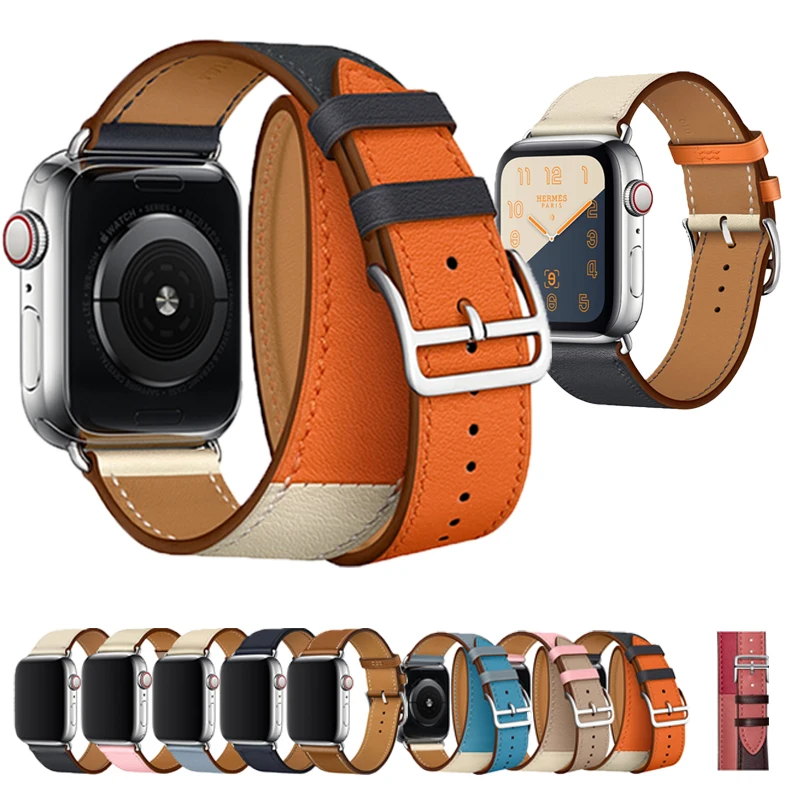 

Ремешок из натуральной кожи для apple watch Band 44 мм 40 мм 45 мм 41 мм 42 мм 38 мм, браслет для iwatch SE/7/6/5/4/3/2
