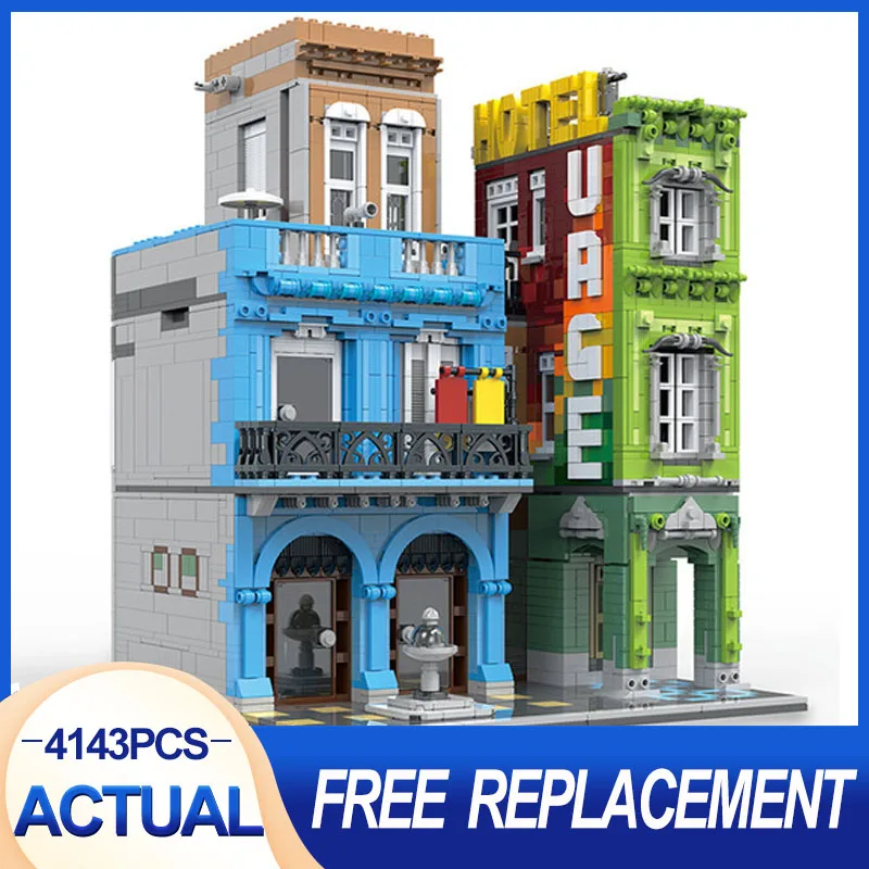 

Новый модульный строительный блок MOC 10182, совместимый город Кубы, 4143 блоков, строительные блоки