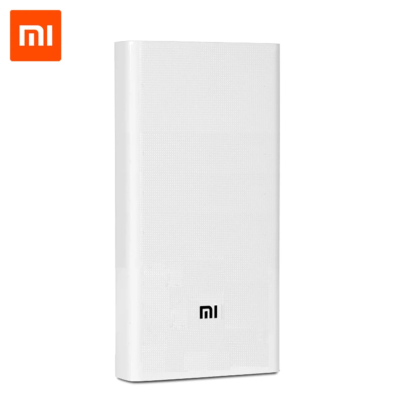 Оригинал Xiao mi power Bank 20000 мАч 2C портативное зарядное устройство Поддержка QC3.0 Dual USB