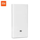 Оригинал Xiao mi power Bank 20000 мАч 2C портативное зарядное устройство Поддержка QC3.0 Dual USB mi внешний аккумулятор 20000 для мобильных телефонов