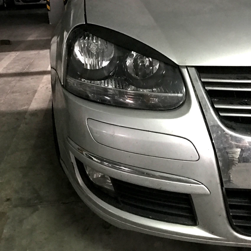 Автомобильные брови для головных фар наклейки на веки Накладка для Volkswagen Golf 5 MK5 аксессуары автомобильный Стайлинг