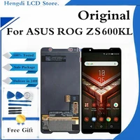 amoled screen for asus rog phone zs600kl lcd display touch screen digitizer assembly replacement spare parts
