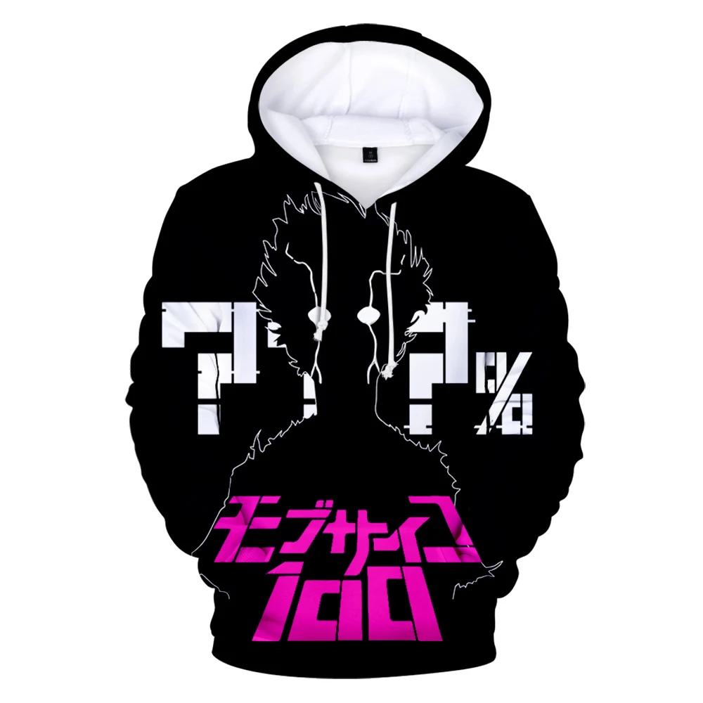 

Cartoon Mob Psycho 100 3D Hoodies Men women Anime Sweatshirt Autumn Winter Harajuku 2021 Streetwear Kids Hoodie Anime