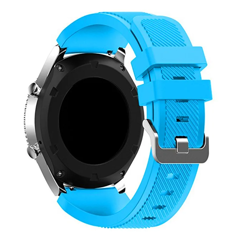 Ремешок 22 мм для samsung gear S3 Frontier/Classic/Galaxy Watch 46 мм/huawei Watch GT 46 мм/Ticwatch pro/S2/E2 силиконовый спортивный ремешок