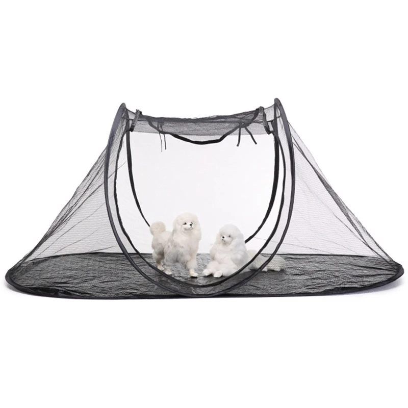 Воздухопроницаемая палатка для домашних животных клетка дома портативная