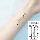 Водостойкая временная татуировка-наклейка Arrow Love AK47, классное боди-арт, флэш-имитация мужчины, женщины, ребенка