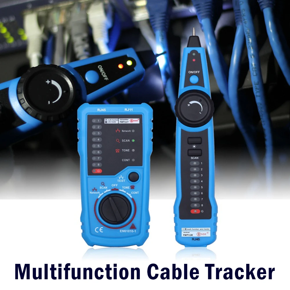 

RJ11/45 Cable Tester Wire Tracker Network Telephone Line Tracer Toner Lan Phone