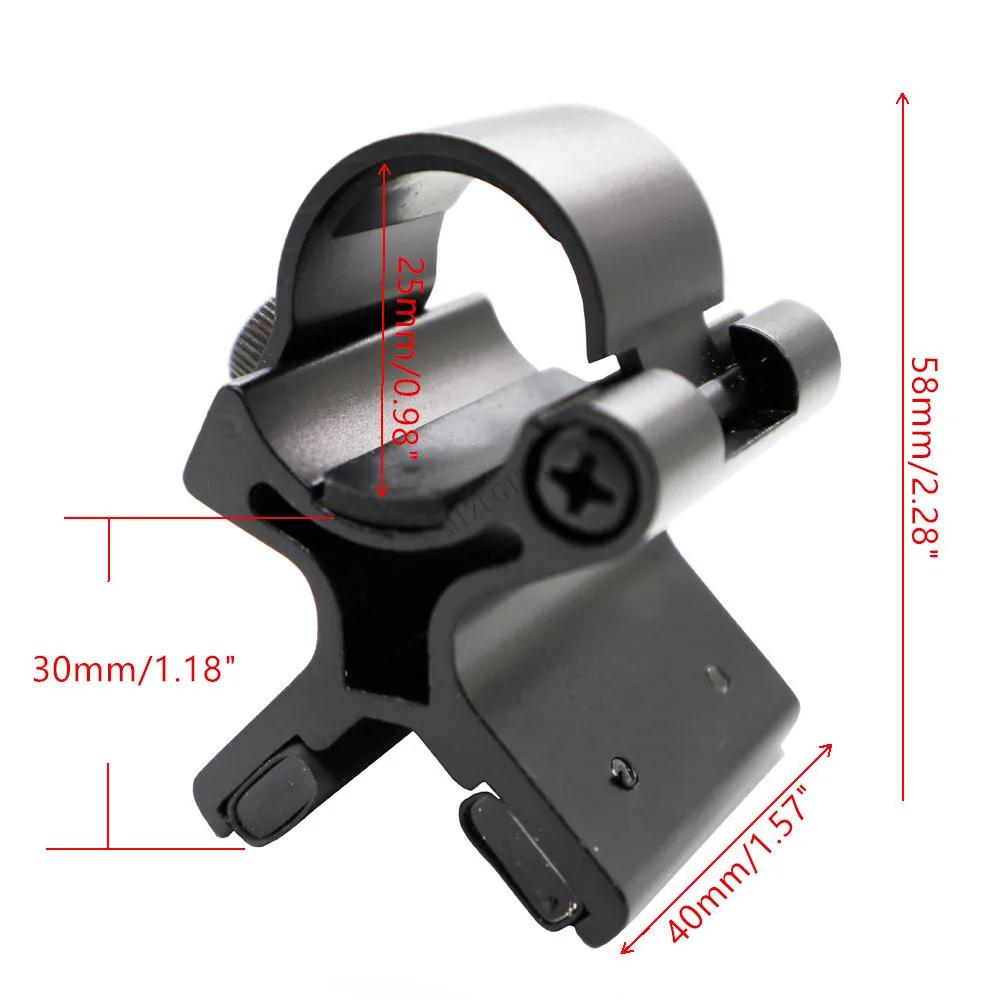 27-30mm Крепление на магните, крепкий, двойной, магнитный, X для 24-27 мм фонарей, фонарь, кронштейн, прицел, пистолет, бочки, крепление, тактический, с оригинальной коробкой - Цвет: 27-30mm