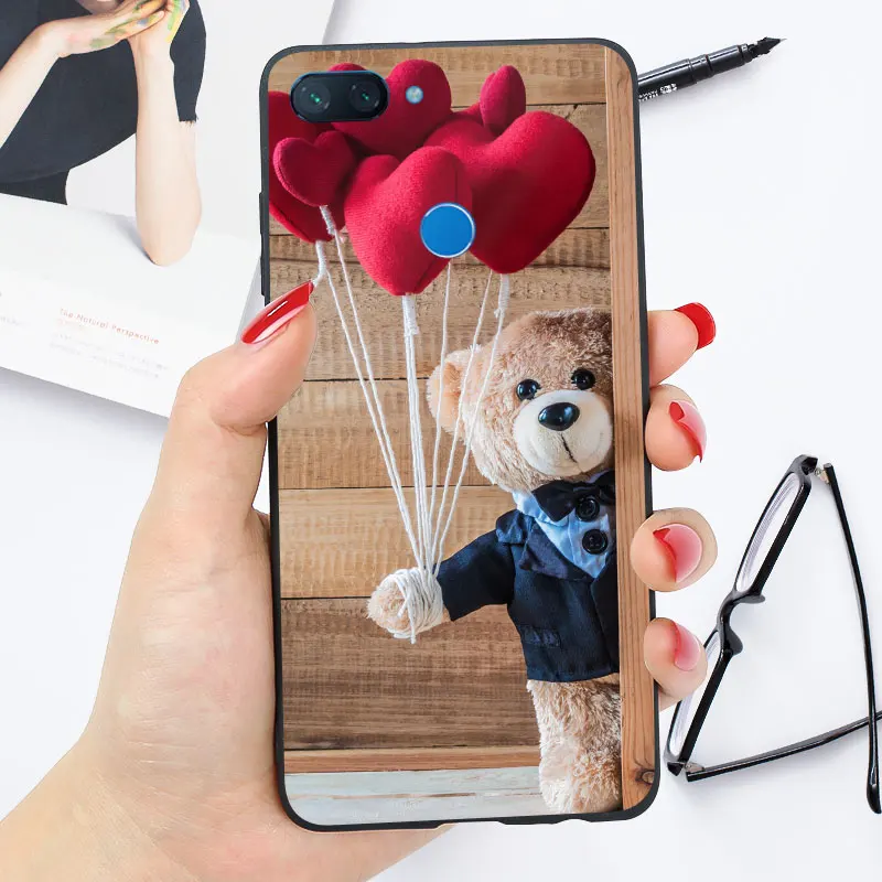 Черный чехол для Xiaomi mi 8 Lite A3 A2 Lite mi 9 SE 9T Pro Чехол-бампер Яркий глянцевый чехол из поликарбоната+ ТПУ