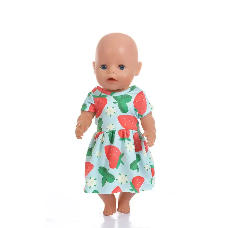 Новые костюмы для отдыха платье Одежда для кукол одежда для 43 см для ухода за ребенком для мам baby Doll, дети лучший подарок на день рождения( только одежды - Цвет: 15
