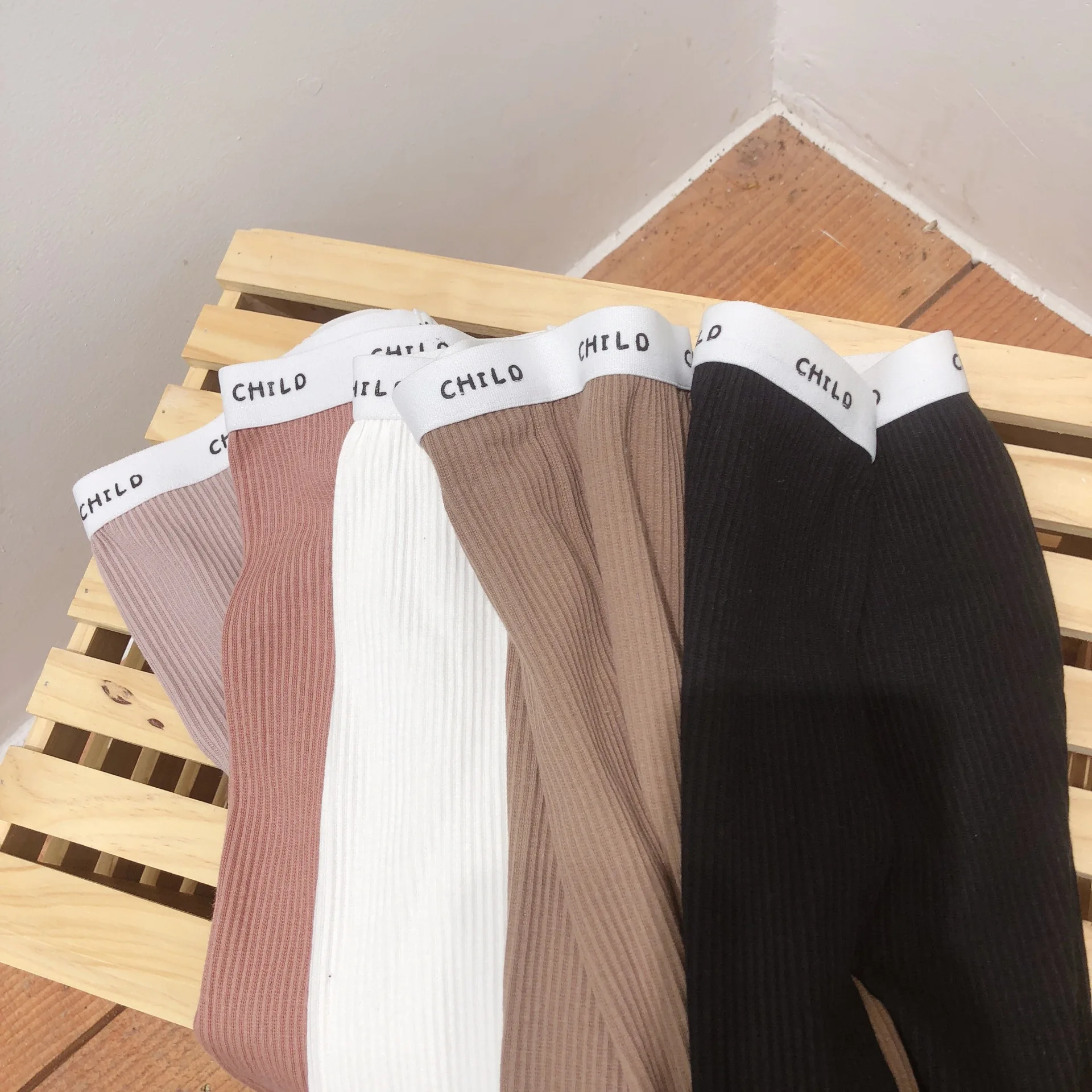 Корейский стиль весна 2020 Новое поступление хлопковые трикотажные леггинсы для