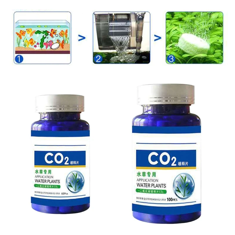 Аквариумный диффузор углекислого газа CO2 60/100 шт. аксессуары для аквариума травы