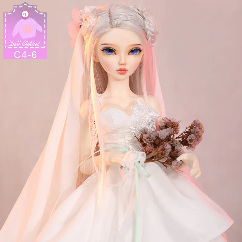 1/4 BJD одежда LDS Cai Одежда для девочек #4 Грудь платье красивая кукла аксессуары