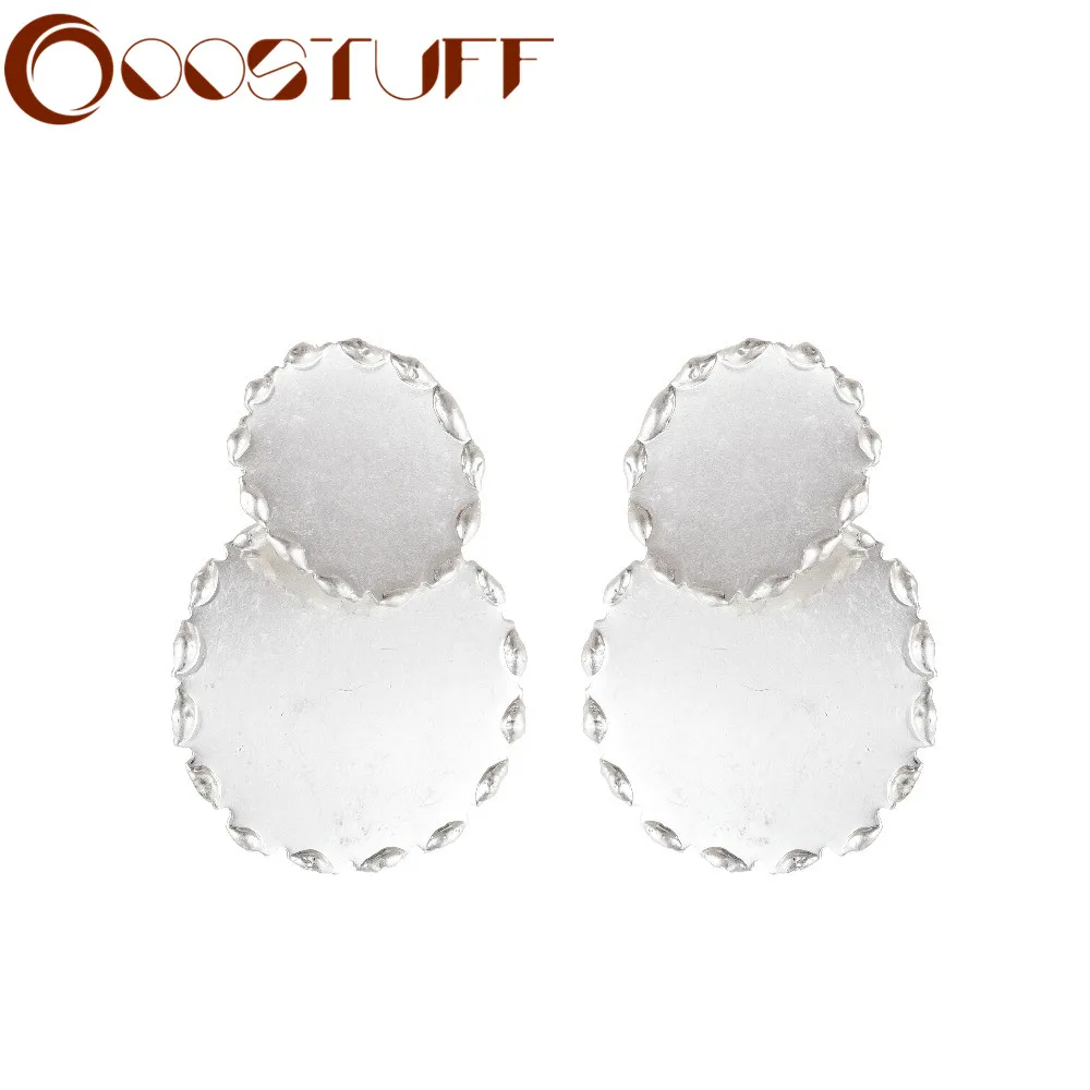 Красивые серебряные Цвет женские серьги гвоздики в виде старинные ювелирные