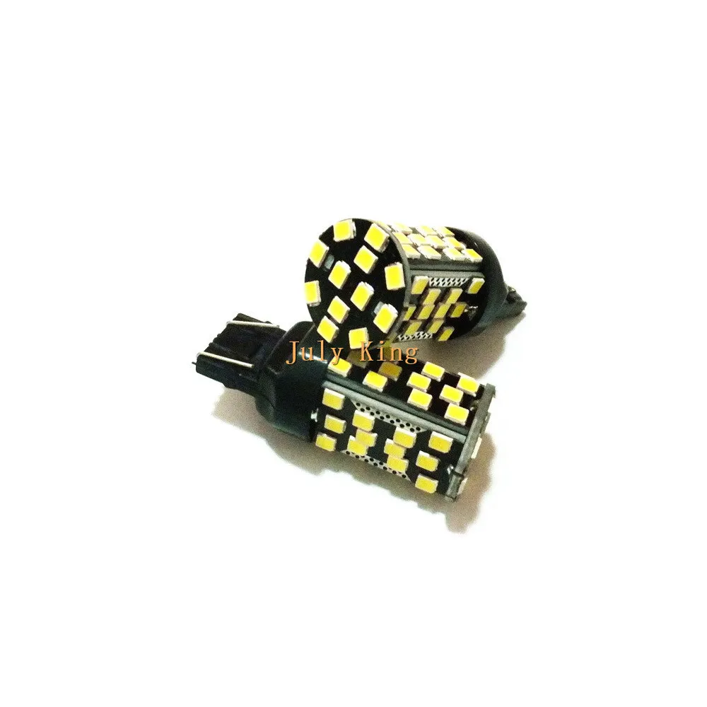 July King 2 пары 60 Светодиодный s 2835SMD 900LM 6000K Белый T20 Светодиодные Габаритные огни DRL