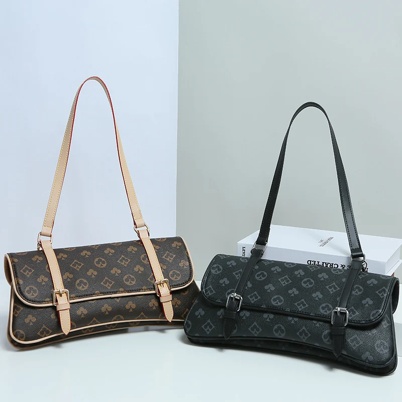 

European and American Fashion Women Shoulder Messenger Bag High Capacity Handbag Luxury Printing Design Women's Bag