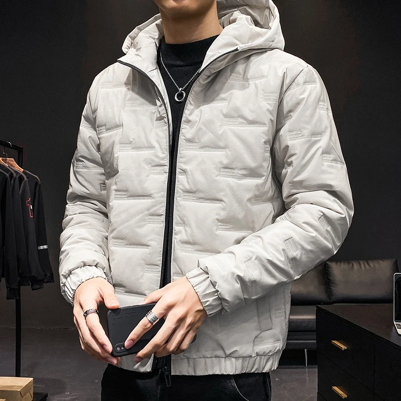 Мужская теплая зимняя куртка с капюшоном размеры до 5XL | одежда