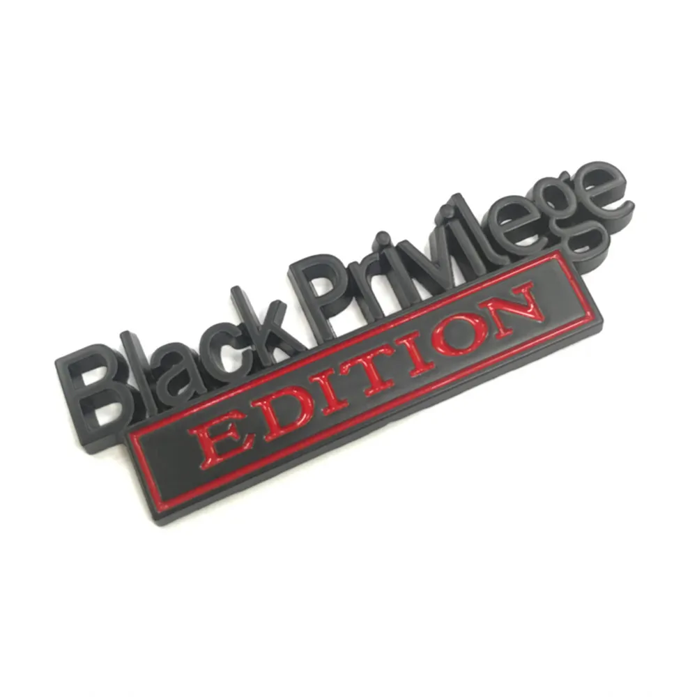 

Badge Car Sticker Decal Emblem Rear Box Universal Waterproof Zinc Alloy