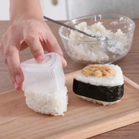 sushi mold 4pcsset onigiri rice ball food press triangular sushi maker mold sushi kit japanese kitchen bento diy accessories