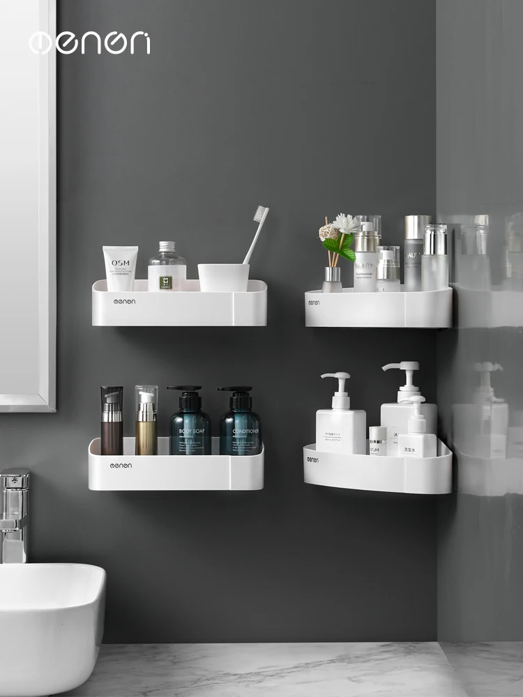 

Toilet bathroom rack wall hanging non perforated toilet corner toilet bathroom bathroom washstand triangular storage rack