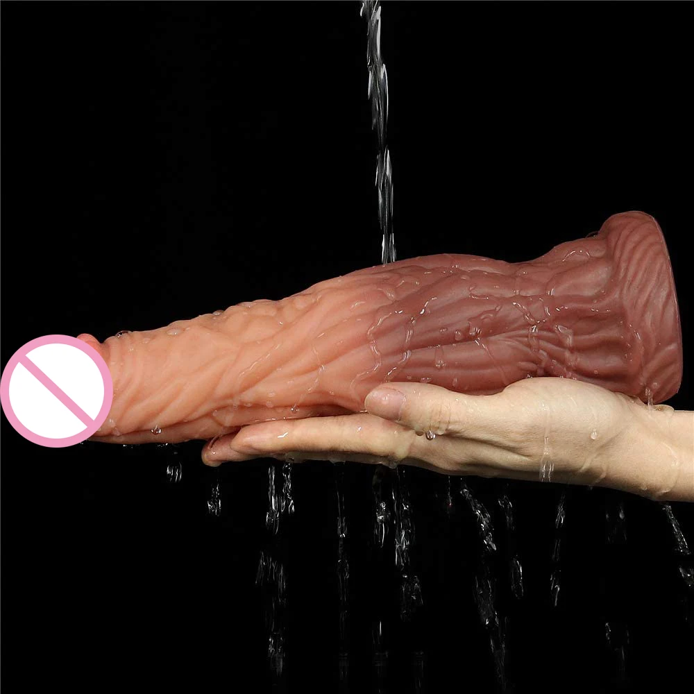 XXL реалистичный большой фаллоимитатор волк двойной плотности анальный анальные