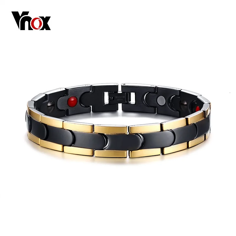 Vnox Повседневный медицинский бид элемент терапия магнитный браслет для мужчин из