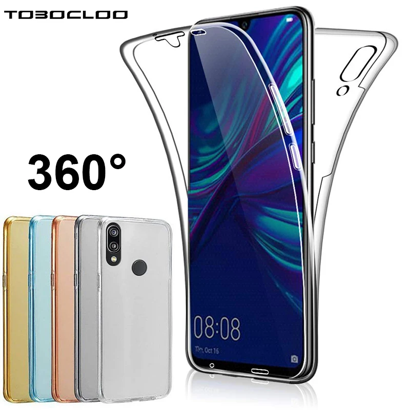 Чехол 2 в 1 с поворотом на 360 градусов для Huawei P Smart 2019 Plus Honor 10i 10 lite 20 Lite мягкий