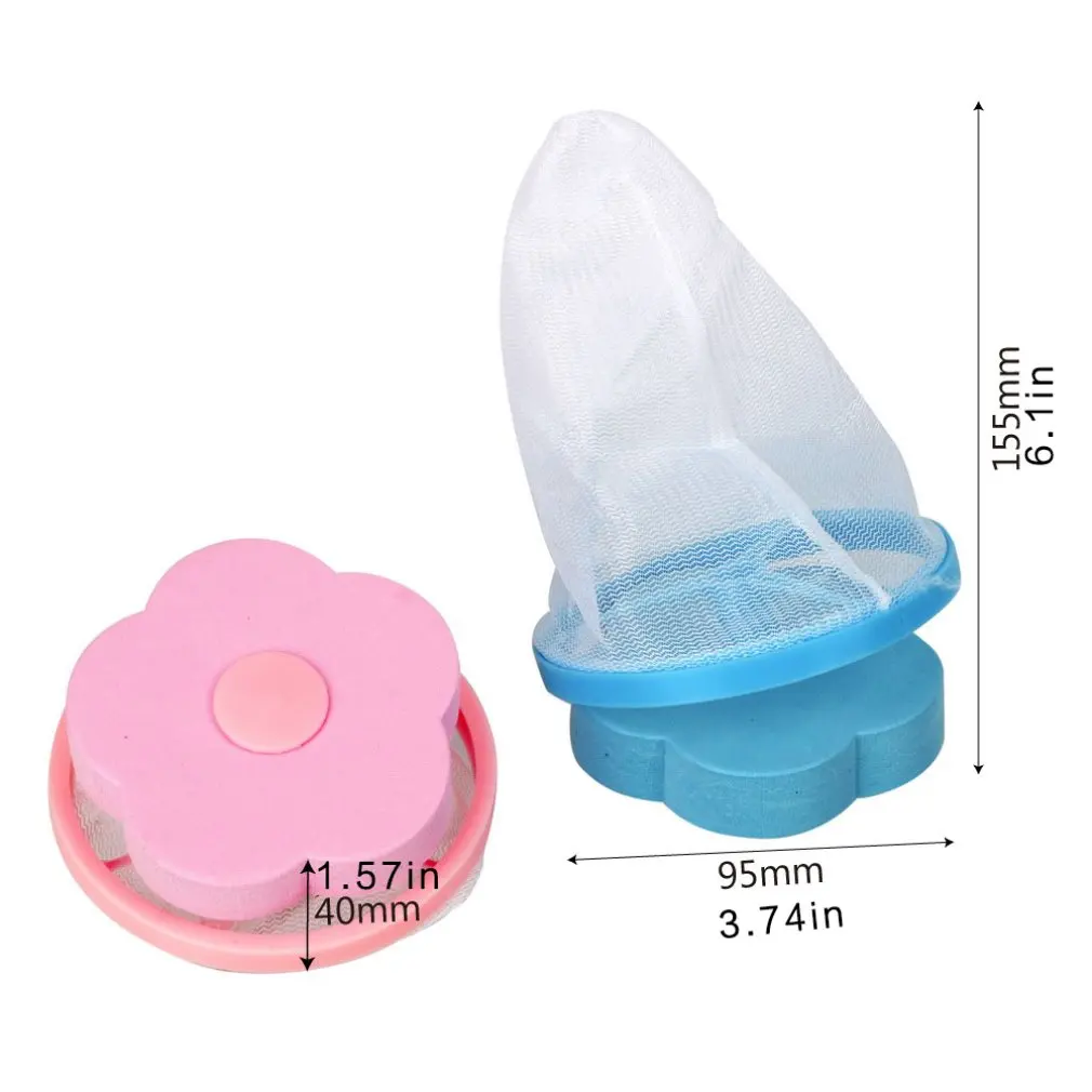 

Mesh Filter Bag Floating Washing Machine Wool Filtration Hair Removal Device House Cleaning Laundry Ball