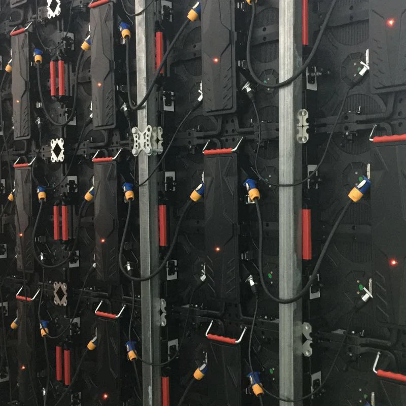 Водонепроницаемый Открытый Прокат светодиодный экран P3.91 500x500 мм алюминиевый