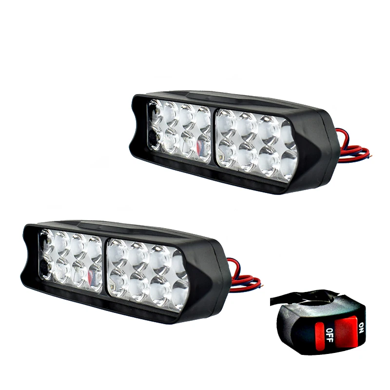 12v 24w Car led lights bar strip lamp Work Head Lamp 6500k White motorbike Spotlights Trucks Scooter ATVs UTV Boat headlamp |