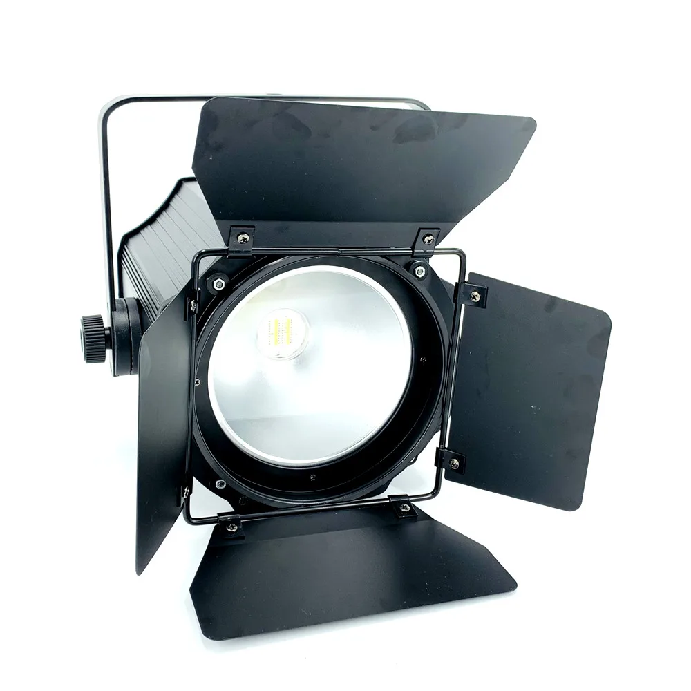 

300W LED Par Light COB Barn Doors with Flightcase Led Beam Wash Strobe Effect Stage Lighting,Cold White + Warm White RGBWA+UV