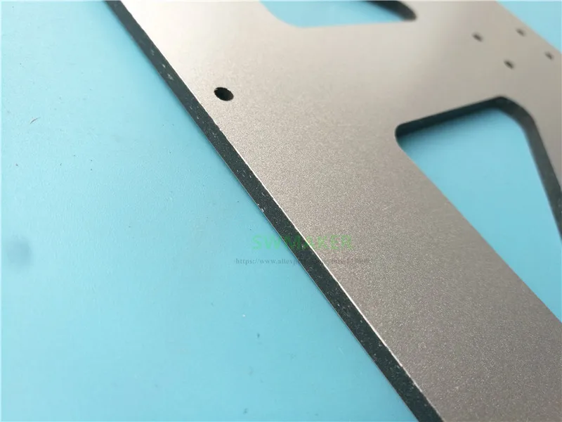 anet a8 a6 3d printer aluminum composit heated bed support plate 4mm y carriage upgrade plate free global shipping