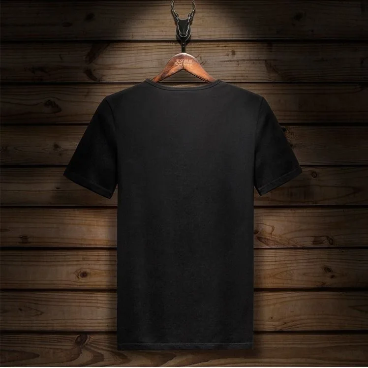 

2020 Skull Rhinestones T Shirts Men Summer Clothes Short Sleeve Man Streetwear O Neck Slim Tshirts Calaveras Camiseta