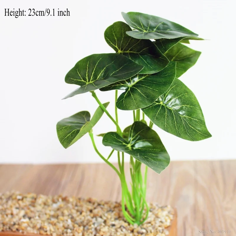 Зеленых листьев растений в виде листка лотоса зеленый растения искусственные