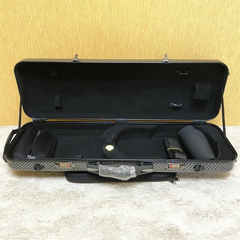 Прочный чехол для скрипки с кодовым замком из углеродного волокна 4/4 сумкой