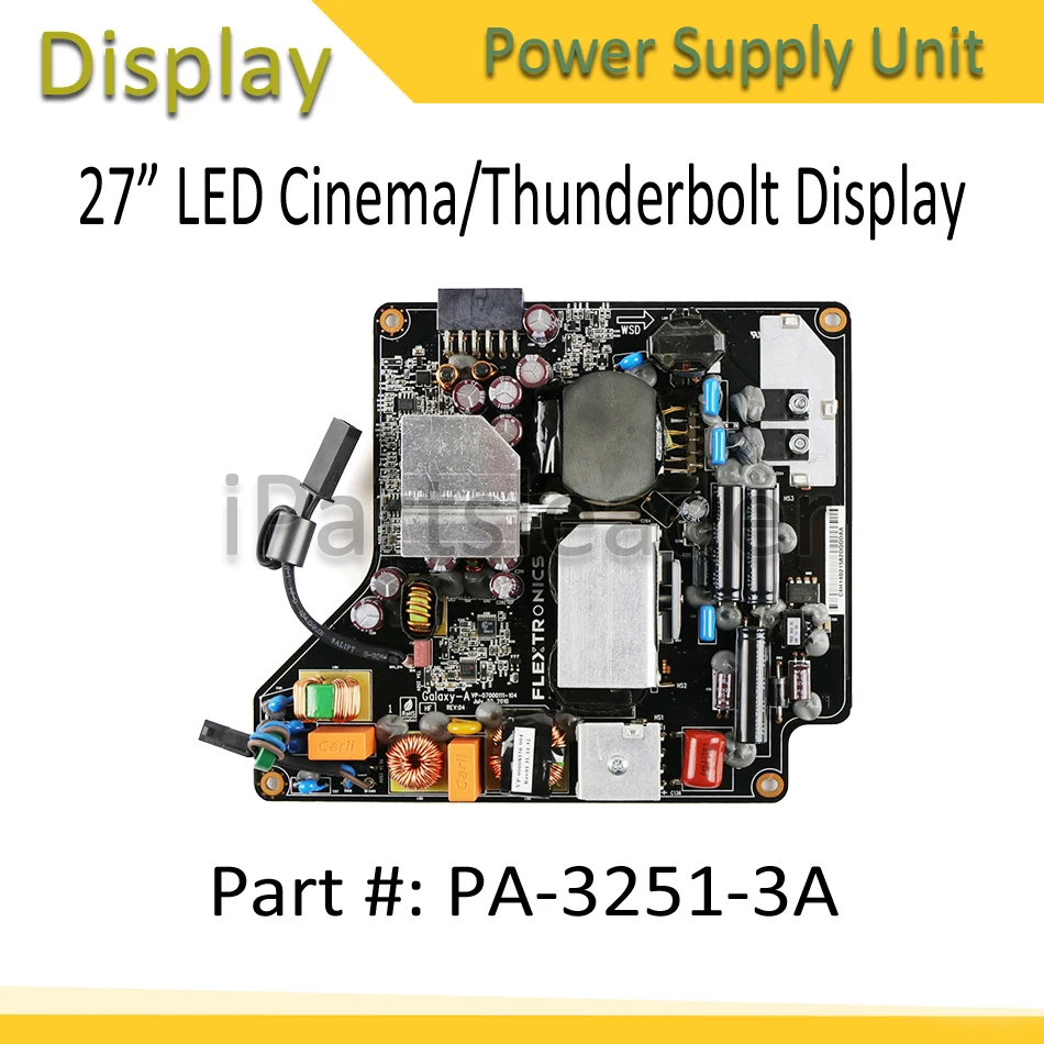 Для 27 &quotA1316 A1407 светодиодный киноэкран/Thunderbolt дисплей Блок питания 661-6048 614-0496 614-0505