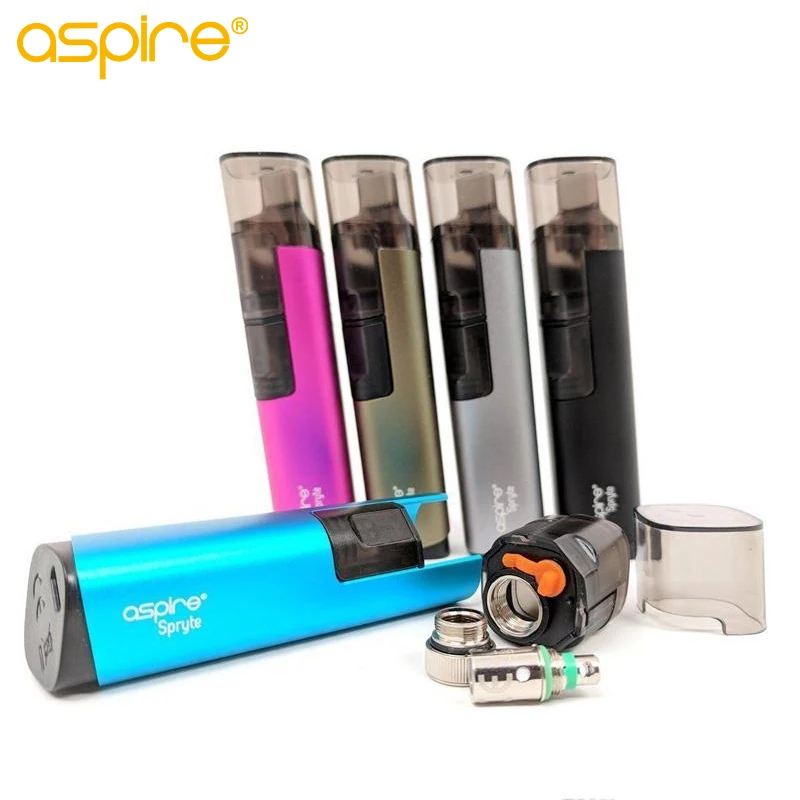 Оригинал Aspire Spryte Pod kit 3 5 мл vape tank с 1.8ohm/1.2ohm Nic соли встроенный аккумулятор 650mAh