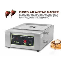 itop commercial electricchocolate warmer 1 lattice 8 kg pot chocolate melting machine for party cake shop chocolate workshop