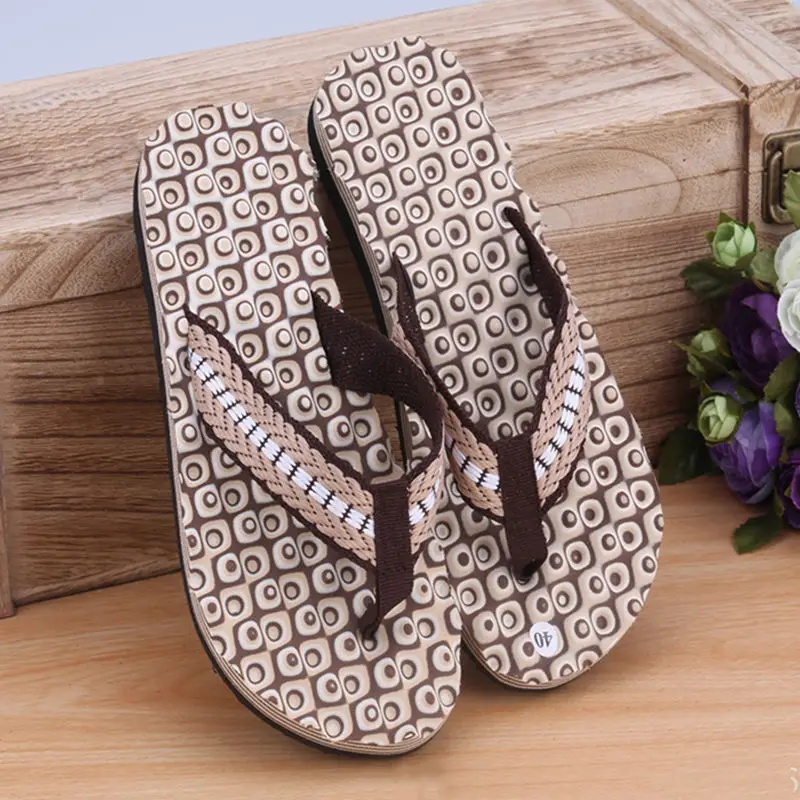 Шлепанцы мужские из ЭВА летние тапочки для дома ванной плоская подошва