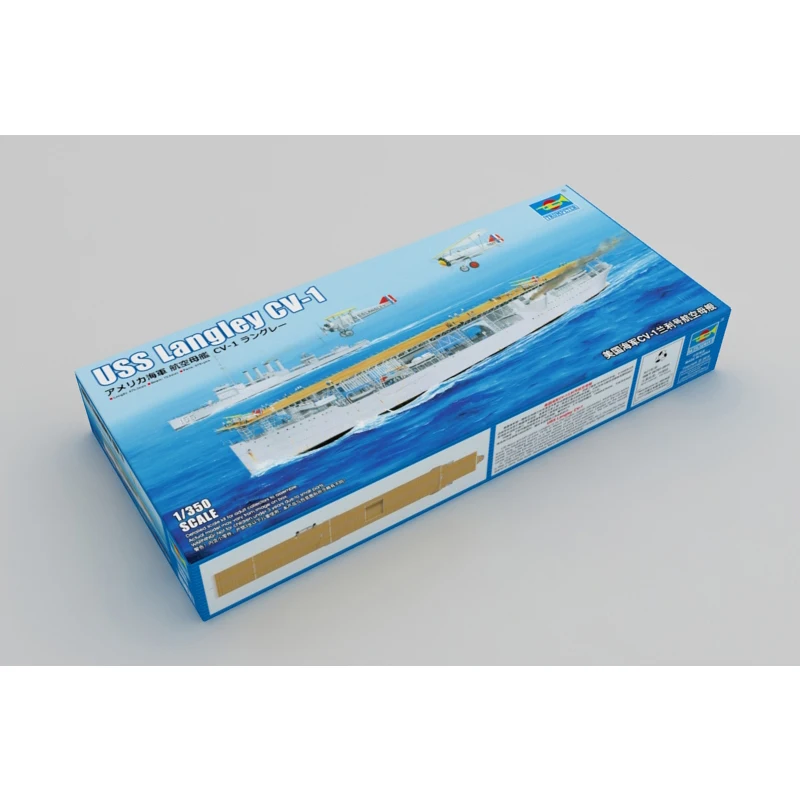 Трубач 05631 1/350 весы USS Langley CV 1 военные Пластик сборки модель корабля Наборы|Наборы