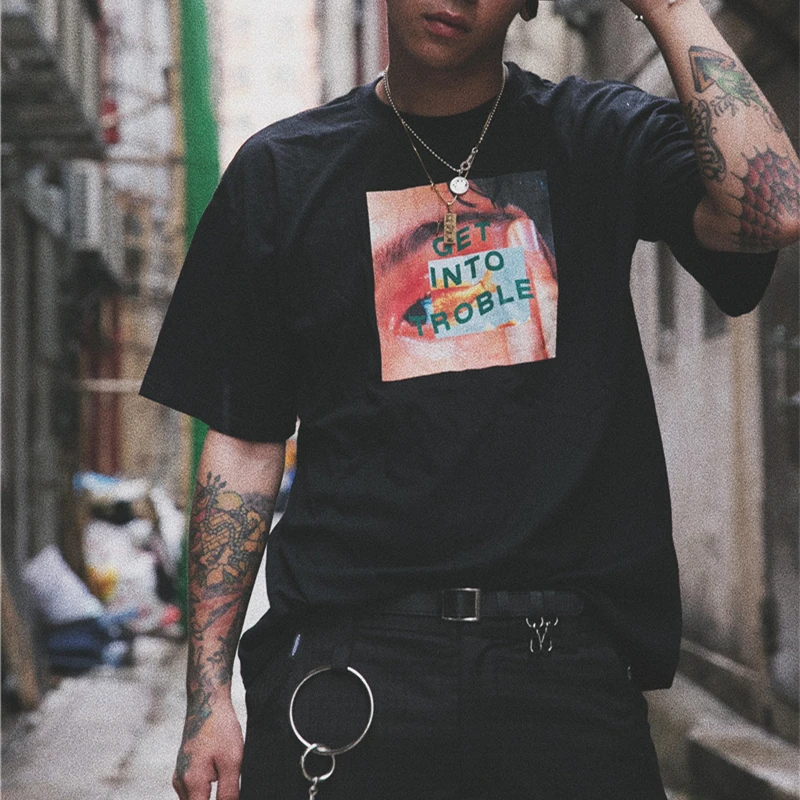 2019 футболка мужская с принтом в стиле хип-хоп уличная одежда летние хлопковые